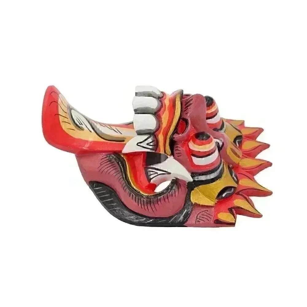 Red Pink Color Vintage | Wall Decor | Pink Dragon Mask | Poshmark